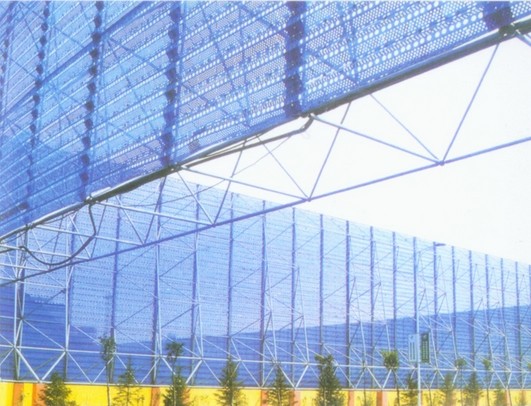 华蓥环保扫风墙网架工程